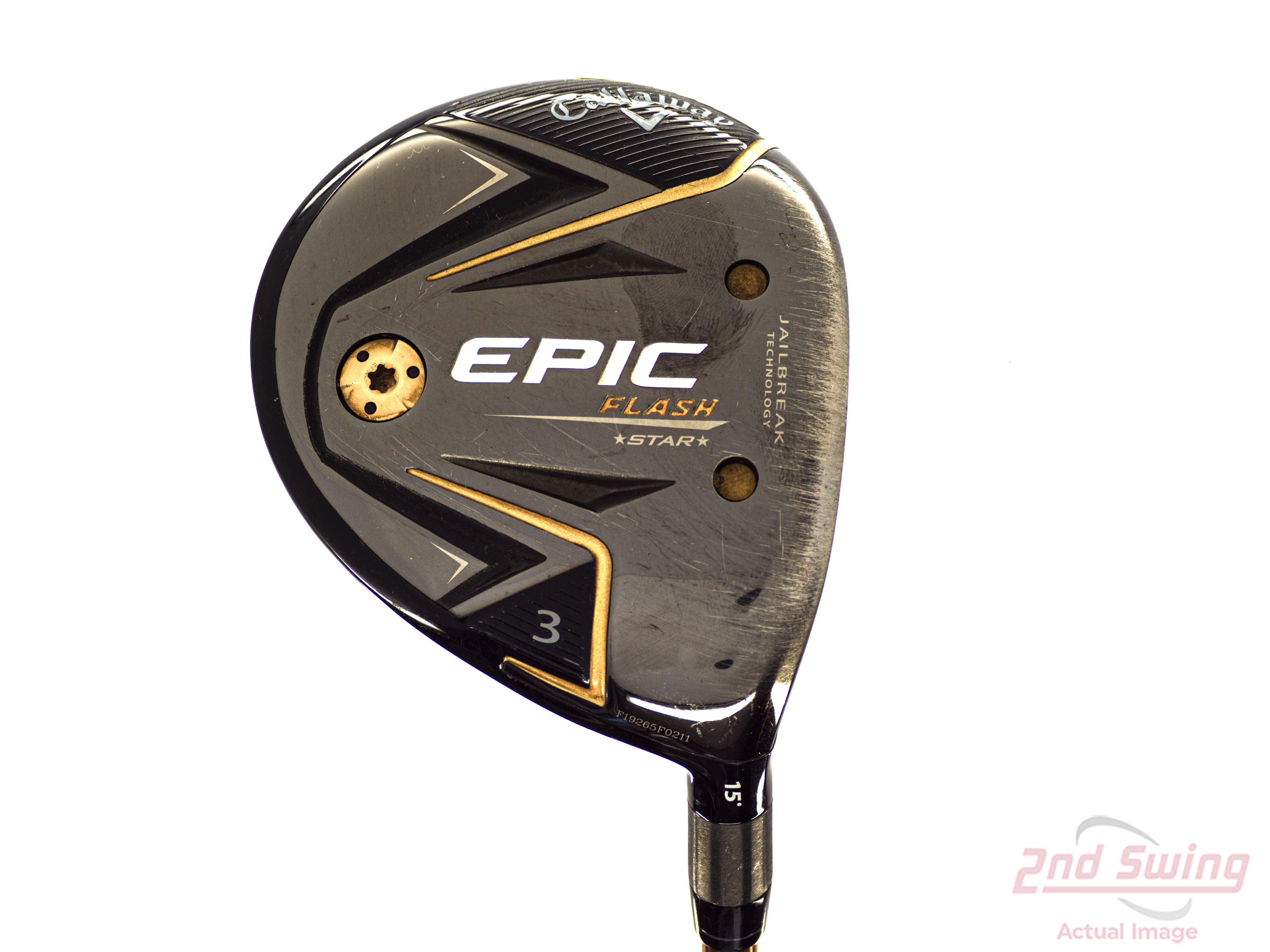 Callaway EPIC Flash Star Fairway Wood 3 Wood 3W 15° UST ATTAS Speed Series 40 Graphite Senior Right Handed 43.25in