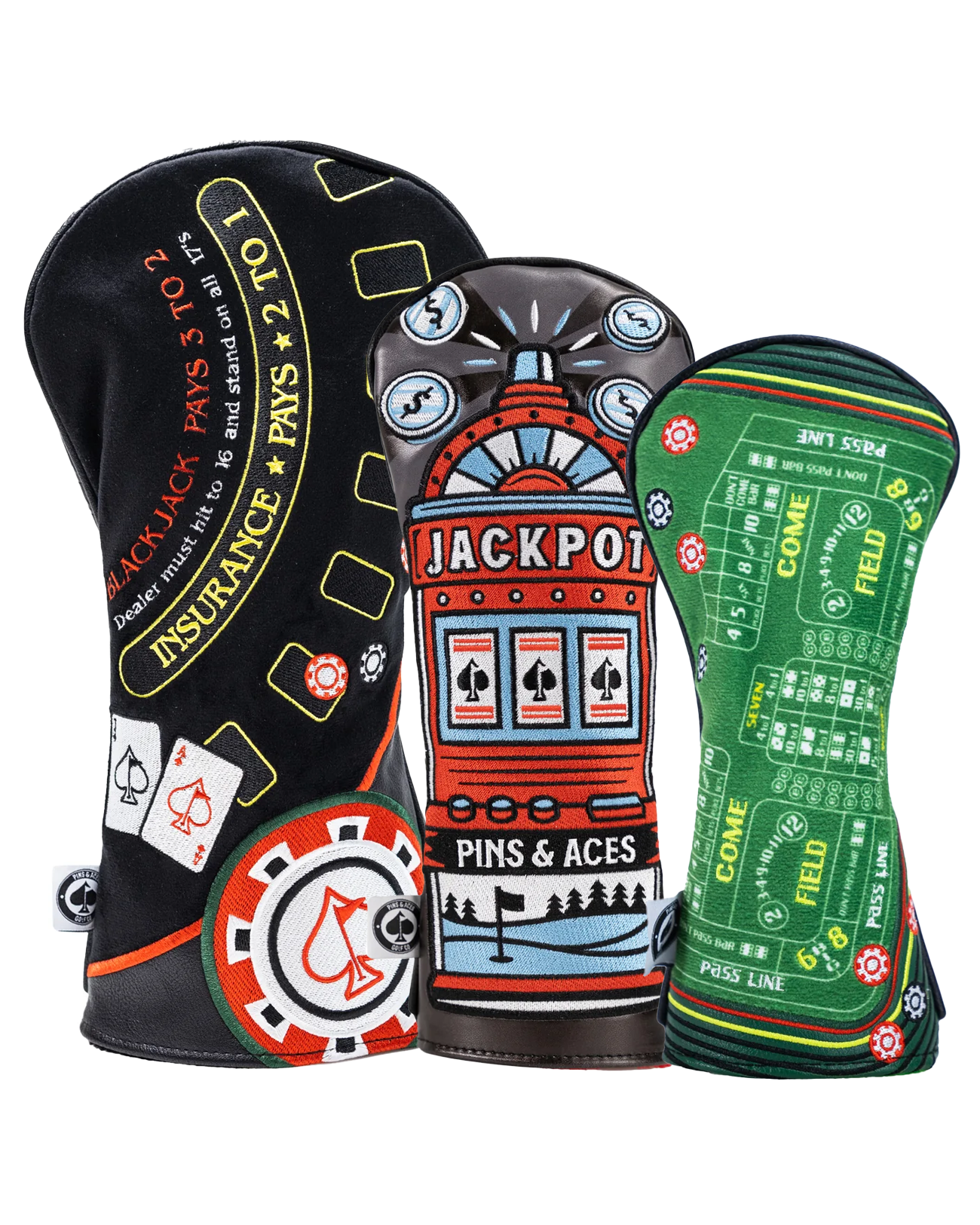 Casino Gamer Headcover Set