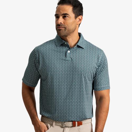 Floral Marak Lisle Men's Golf Polo Shirt