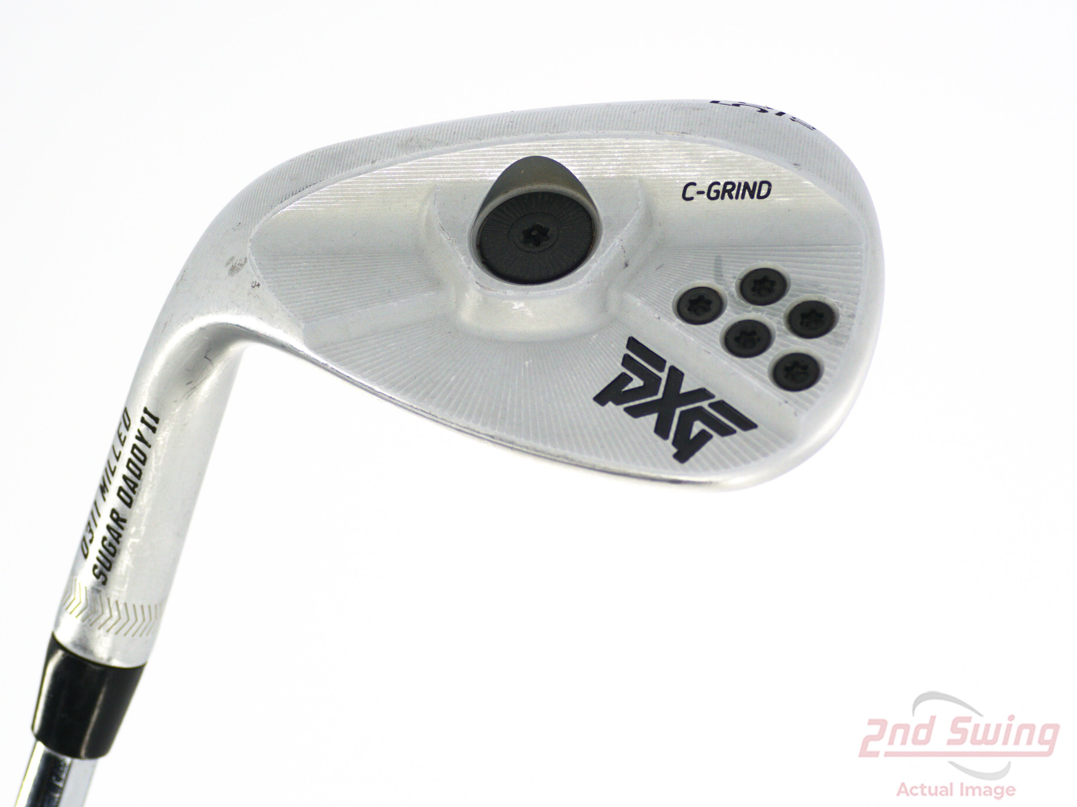 PXG 0311 Milled Sugar Daddy II Wedge Sand SW 56° 10 Deg Bounce C Grind FST KBS Tour Lite Steel Stiff Left Handed 35.0in