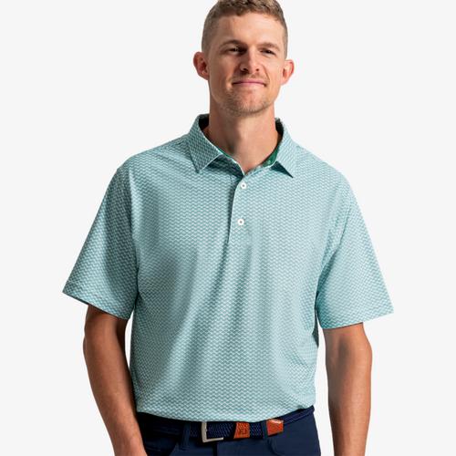 Scallop Gio Pique Men's Golf Polo Shirt