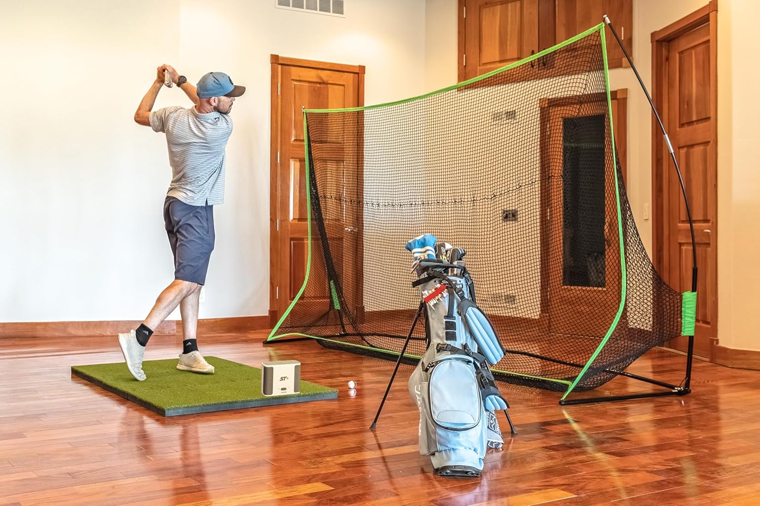 SkyTrak+ Portable Hitting Net Golf Studio Package