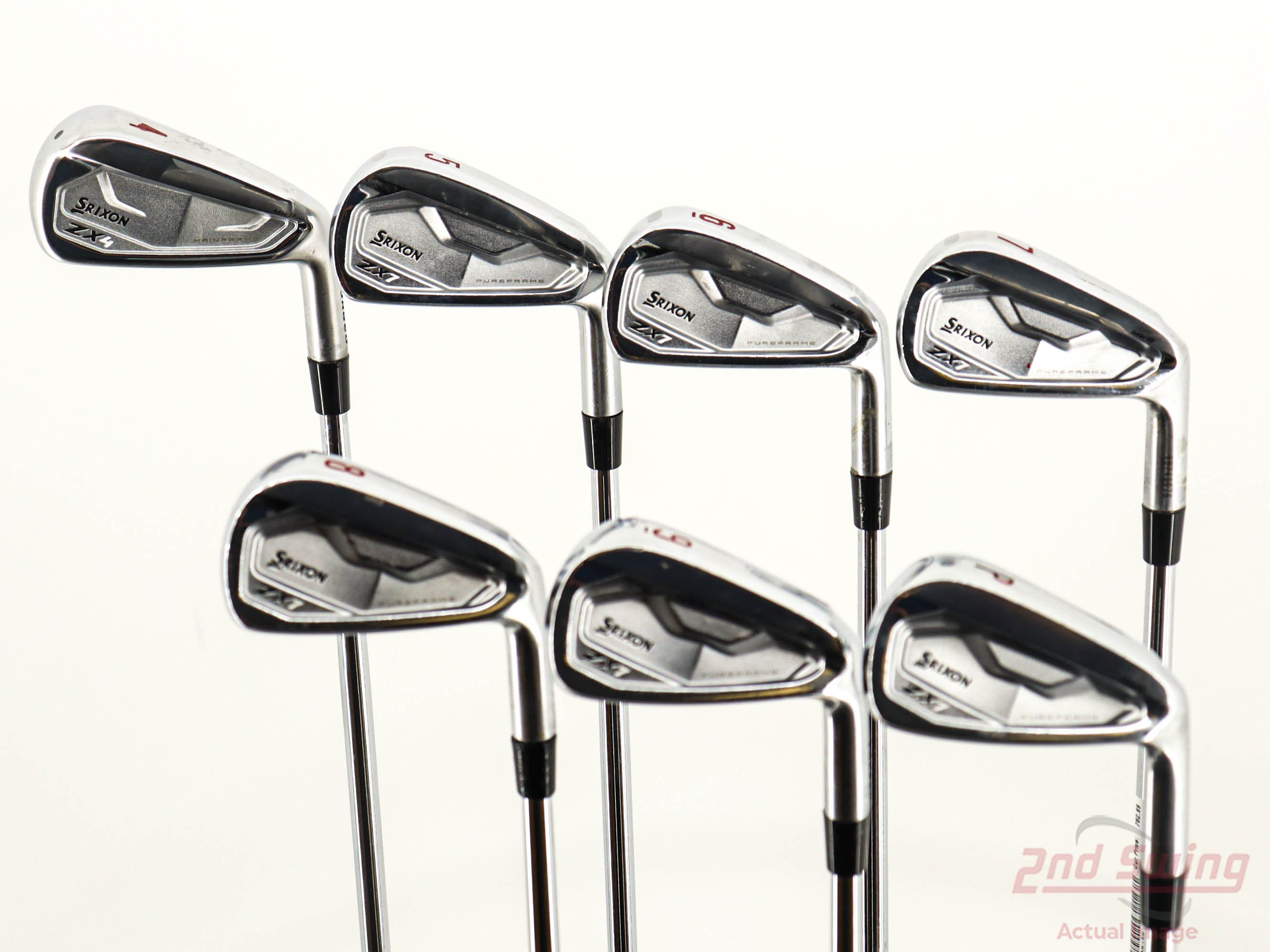 Srixon ZX7 MK II Iron Set 4-PW Nippon NS Pro Modus 3 Tour 120 Steel Stiff Right Handed +3/4"