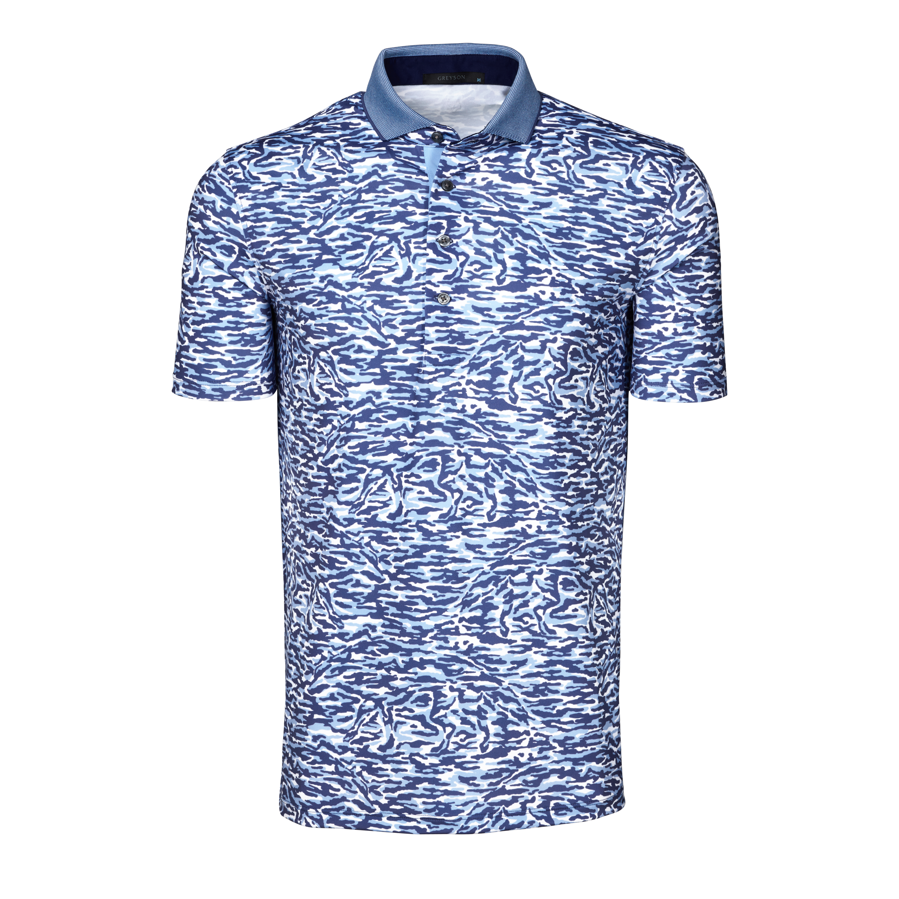 Stalking Wolf Camo Short Sleeve Polo