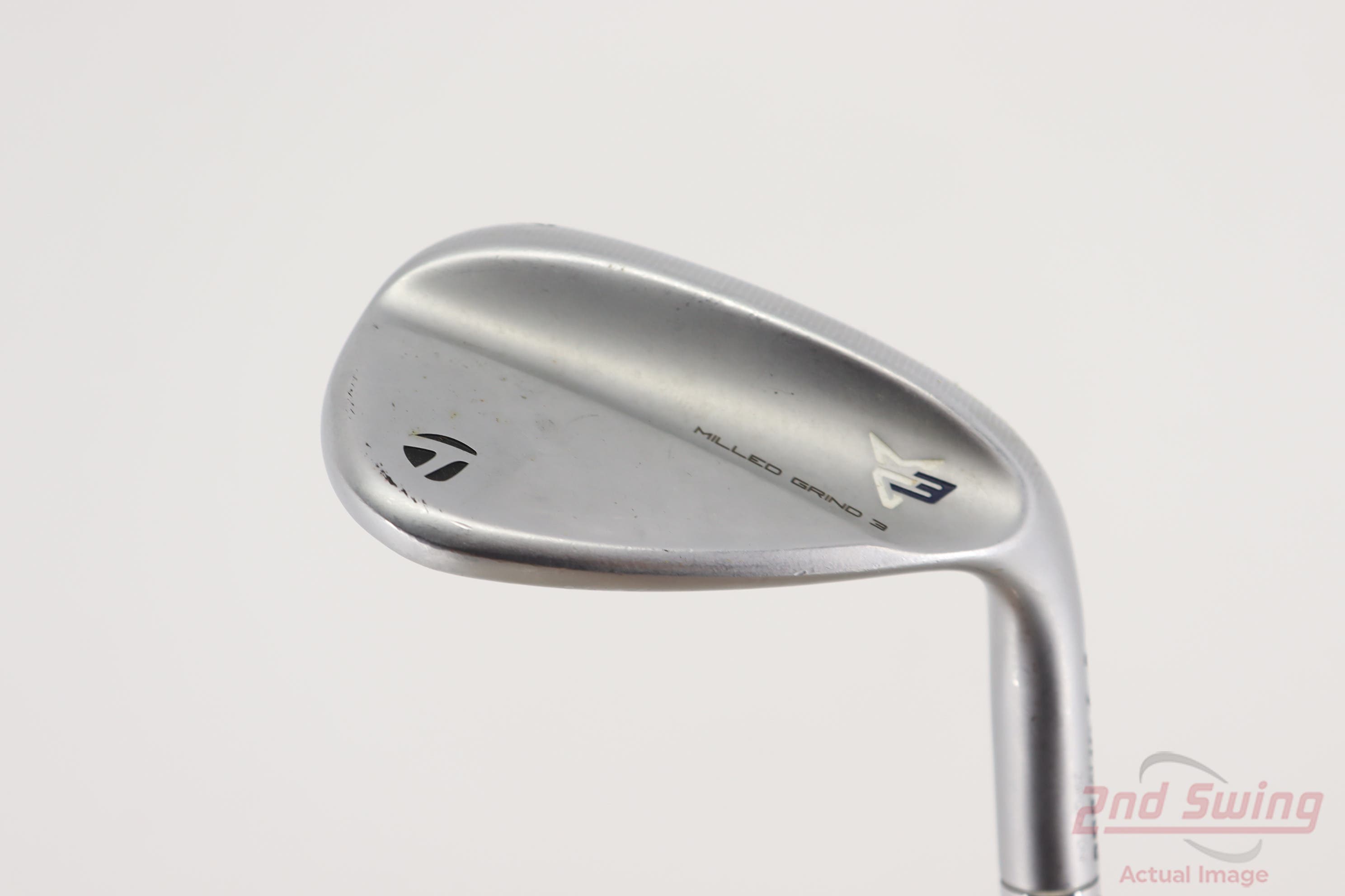 TaylorMade Milled Grind 3 Raw Chrome Wedge Lob LW 58° 11 Deg Bounce SB Dynamic Gold Tour Issue S200 Steel Stiff Right Handed 35.5in