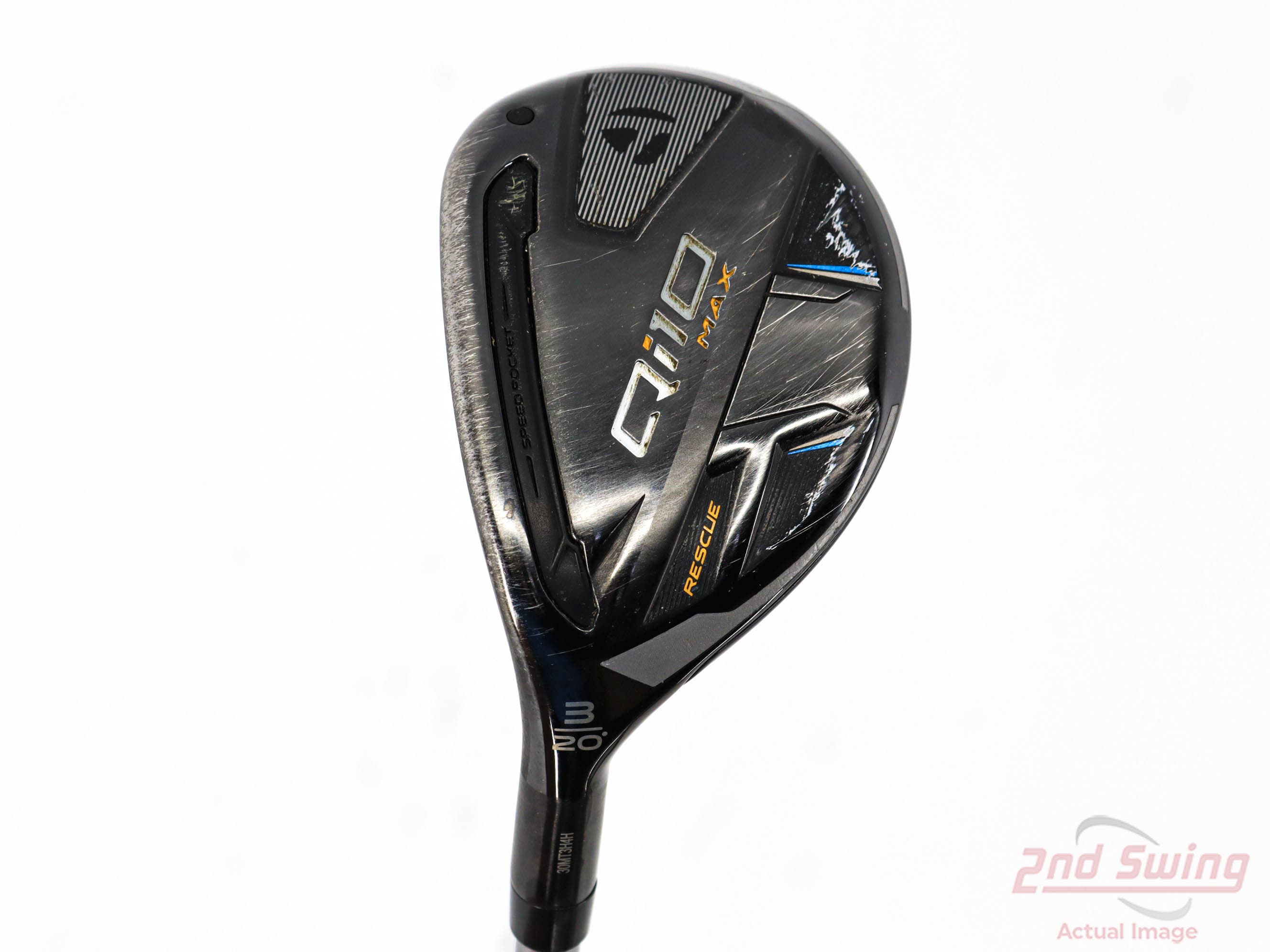 TaylorMade Qi10 MAX Hybrid 3 Hybrid 20° Fujikura Speeder NX TCS 60 Graphite Stiff Left Handed 40.5in