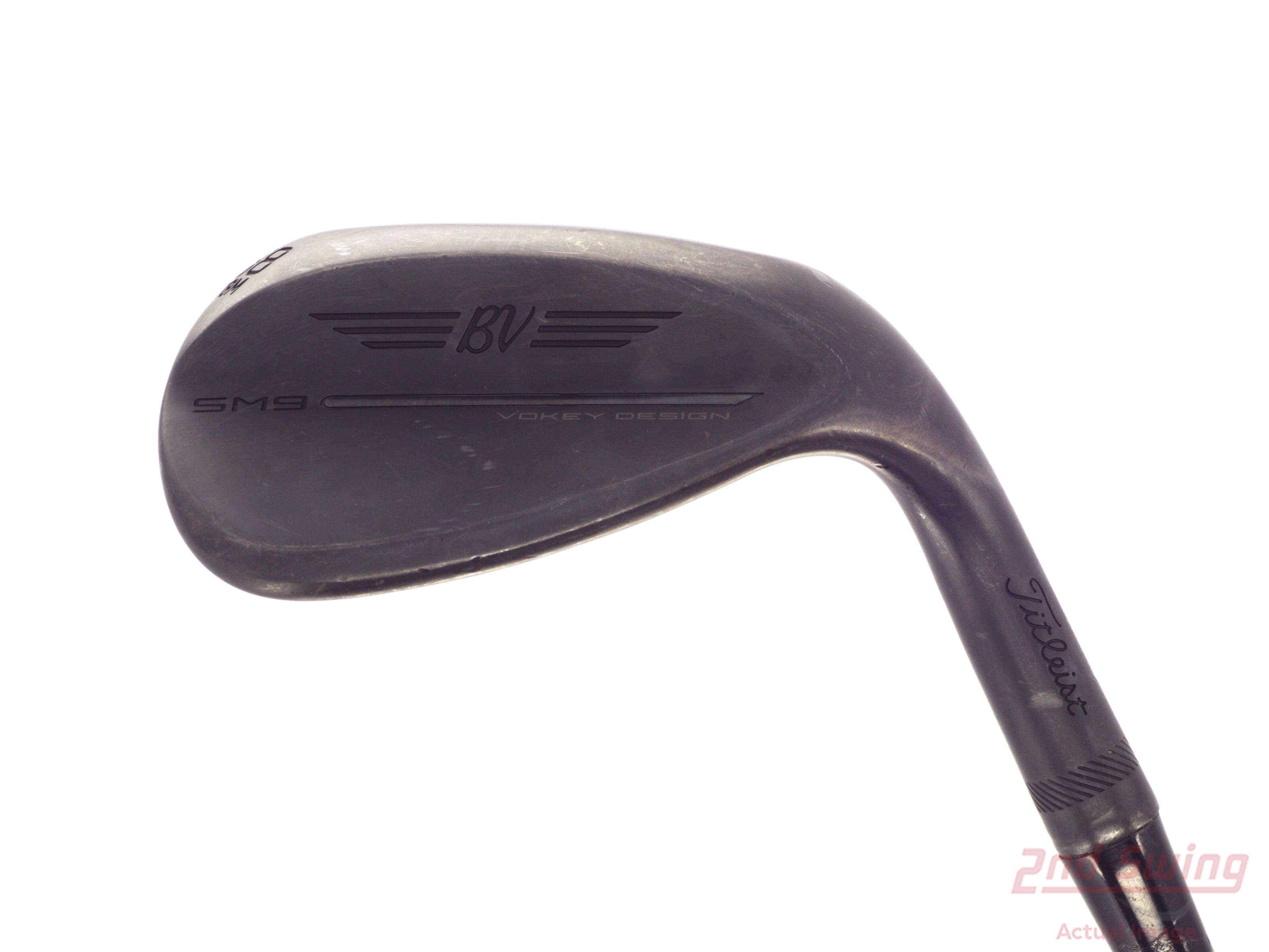 Titleist Vokey SM9 Jet Black Wedge Lob LW 58° 8 Deg Bounce M Grind True Temper Dynamic Gold 105 Steel Stiff Right Handed 35.25in