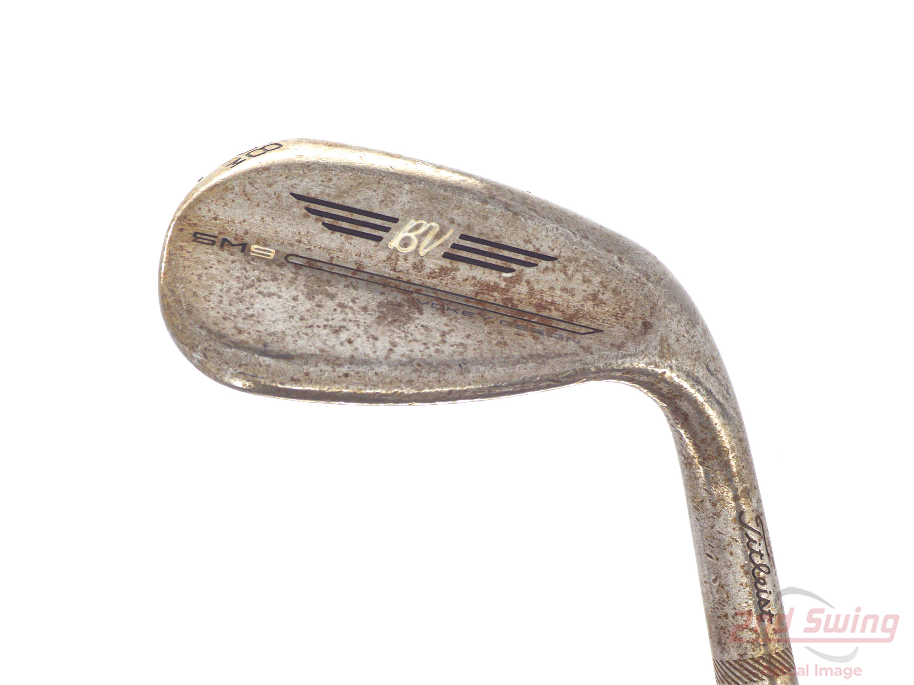 Titleist Vokey SM9 Raw Wedge Lob LW 58° 8 Deg Bounce M Grind True Temper AMT Tour White Steel X-Stiff Right Handed 35.25in