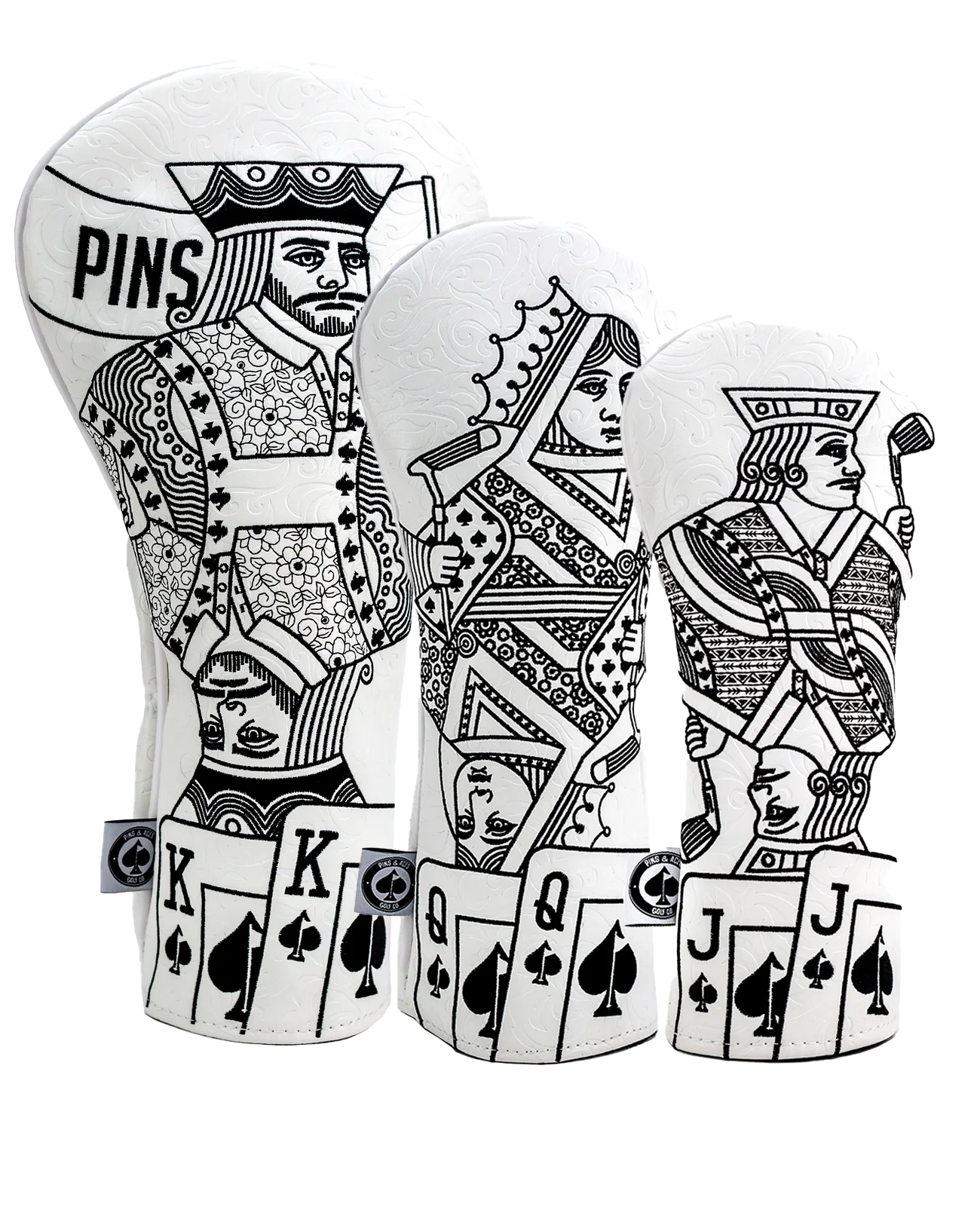 Whiteout Royal Flush Headcover Set